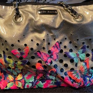 Betsey Johnson Butterfly Shoulder Tote